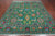 Green 8' 1" X 10' 0" Persian Tabriz Handmade 100% Silk Rug - Q24164