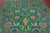 Green 8' 1" X 10' 0" Persian Tabriz Handmade 100% Silk Rug - Q24164