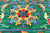 Green 8' 1" X 10' 0" Persian Tabriz Handmade 100% Silk Rug - Q24164