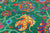 Green 8' 0" X 10' 2" Persian Tabriz Hand-Knotted 100% Silk Rug - Q24165
