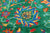 Green 8' 0" X 10' 2" Persian Tabriz Hand-Knotted 100% Silk Rug - Q24165