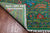 Green 8' 0" X 10' 2" Persian Tabriz Hand-Knotted 100% Silk Rug - Q24165