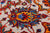 Ivory 8' 1" X 10' 0" Wool & Silk Persian Tabriz Hand Knotted Rug - Q24166