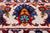 Ivory 8' 1" X 10' 0" Wool & Silk Persian Tabriz Hand Knotted Rug - Q24166