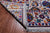Grey 8' 0" X 10' 1" Wool & Silk Persian Tabriz Handmade Rug - Q24167