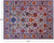 Grey 8' 0" X 10' 1" Wool & Silk Persian Tabriz Handmade Rug - Q24167