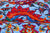 Blue 8' 0" X 10' 4" Persian Sickle Leaf Design Hand-Knotted Wool & Silk Rug - Q24168