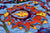 Blue 8' 0" X 10' 4" Persian Sickle Leaf Design Hand-Knotted Wool & Silk Rug - Q24168