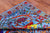 Blue 8' 0" X 10' 4" Persian Sickle Leaf Design Hand-Knotted Wool & Silk Rug - Q24168