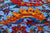 Blue 8' 0" X 10' 4" Persian Sickle Leaf Design Hand-Knotted Wool & Silk Rug - Q24168