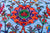 Blue 8' 0" X 10' 4" Persian Sickle Leaf Design Hand-Knotted Wool & Silk Rug - Q24168