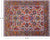 Grey 7' 11" X 9' 11" Wool & Silk Persian Tabriz Hand Knotted Rug - Q24169