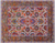 Grey 7' 11" X 9' 11" Wool & Silk Persian Tabriz Hand Knotted Rug - Q24169