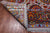 Grey 7' 11" X 9' 11" Wool & Silk Persian Tabriz Hand Knotted Rug - Q24169