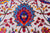 Grey 10' 0" X 14' 11" Persian Sickle Leaf Design Handmade Wool & Silk Rug - Q24170