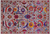 Grey 10' 0" X 14' 11" Persian Sickle Leaf Design Handmade Wool & Silk Rug - Q24170
