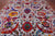 Grey 10' 0" X 14' 11" Persian Sickle Leaf Design Handmade Wool & Silk Rug - Q24170