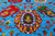 Blue 10' 0" X 14' 6" Persian Tabriz Wool & Silk Hand-Knotted Rug - Q24171