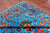 Blue 10' 0" X 14' 6" Persian Tabriz Wool & Silk Hand-Knotted Rug - Q24171