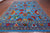 Blue 10' 0" X 14' 6" Persian Tabriz Wool & Silk Hand-Knotted Rug - Q24171