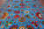 Blue 10' 0" X 14' 6" Persian Tabriz Wool & Silk Hand-Knotted Rug - Q24171