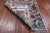 Grey 2' 7" X 11' 10" Persian Tabriz Handmade Wool & Silk Runner Rug - Q24172