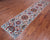 Grey 2' 7" X 11' 10" Persian Tabriz Handmade Wool & Silk Runner Rug - Q24172