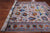 Grey 8' 8" X 12' 1" Persian Tabriz Hand-Knotted Wool & Silk Rug - Q24174