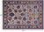 Grey 8' 8" X 12' 1" Persian Tabriz Hand-Knotted Wool & Silk Rug - Q24174