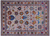 Grey 8' 8" X 12' 1" Persian Tabriz Hand-Knotted Wool & Silk Rug - Q24174