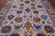 Grey 8' 8" X 12' 1" Persian Tabriz Hand-Knotted Wool & Silk Rug - Q24174