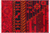 Red Peshawar Hand-Knotted Wool Rug 2' 1" X 3' 1" - Q24175