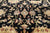 Black 11' 9" X 18' 1" Persian Tabriz Handmade Wool Rug - Q24180