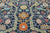 Navy Blue 10' 0" X 14' 0" Persian Heriz Serapi Hand-Knotted Wool Rug - Q24181