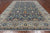 Navy Blue 10' 0" X 14' 0" Persian Heriz Serapi Hand-Knotted Wool Rug - Q24181