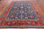 Blue Persian Heriz Serapi Hand Knotted Wool Rug 8' 10" X 12' 0" - Q24184