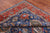 Blue Persian Heriz Serapi Hand Knotted Wool Rug 8' 10" X 12' 0" - Q24184