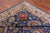 Blue 9' 10" X 13' 9" Persian Heriz Serapi Hand-Knotted Wool Rug - Q24185