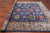 Blue 9' 10" X 13' 9" Persian Heriz Serapi Hand-Knotted Wool Rug - Q24185