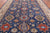 Blue 9' 10" X 13' 9" Persian Heriz Serapi Hand-Knotted Wool Rug - Q24185