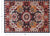 Blue 5' 7" X 7' 9" Geometric Mamluk Handmade Wool Rug - Q24186