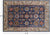 Blue 6' 0" X 8' 10" Persian Heriz Serapi Handmade Wool Rug - Q24188