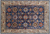 Blue 6' 0" X 8' 10" Persian Heriz Serapi Handmade Wool Rug - Q24188