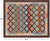 SUPER SALE 5' 4" X 6' 4" Reversible Kilim Flat Weave Wool On Wool Rug - Q24196