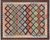 SUPER SALE 5' 4" X 6' 4" Reversible Kilim Flat Weave Wool On Wool Rug - Q24196