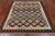 SUPER SALE 5' 4" X 6' 4" Reversible Kilim Flat Weave Wool On Wool Rug - Q24196