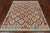 SUPER SALE 5' 2" X 6' 6" Reversible Kilim Flat Weave Wool On Wool Rug - Q24198