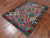 SUPER SALE 4' 9" X 6' 6" Reversible Kilim Flat Weave Wool On Wool Rug - Q24200