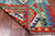 SUPER SALE 2' 6" X 9' 9" Reversible Kilim Flat Weave Wool On Wool Runner Rug - Q24206