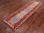 SUPER SALE 2' 8" X 9' 7" Runner Reversible Kilim Flat Weave Wool On Wool Rug - Q24212